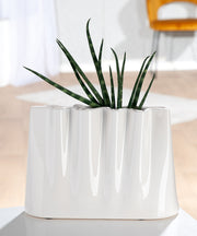 Tridac Organische Vaas Wit 20 cm