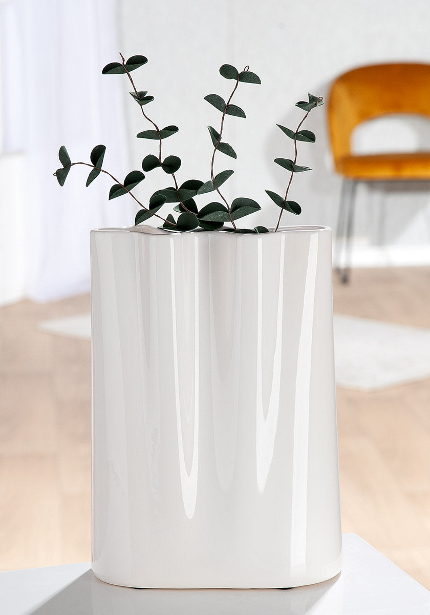 Tridac Organische Vaas Wit 30 cm