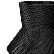 Rillos Ronde Vaas Zwart-Wit 32 cm