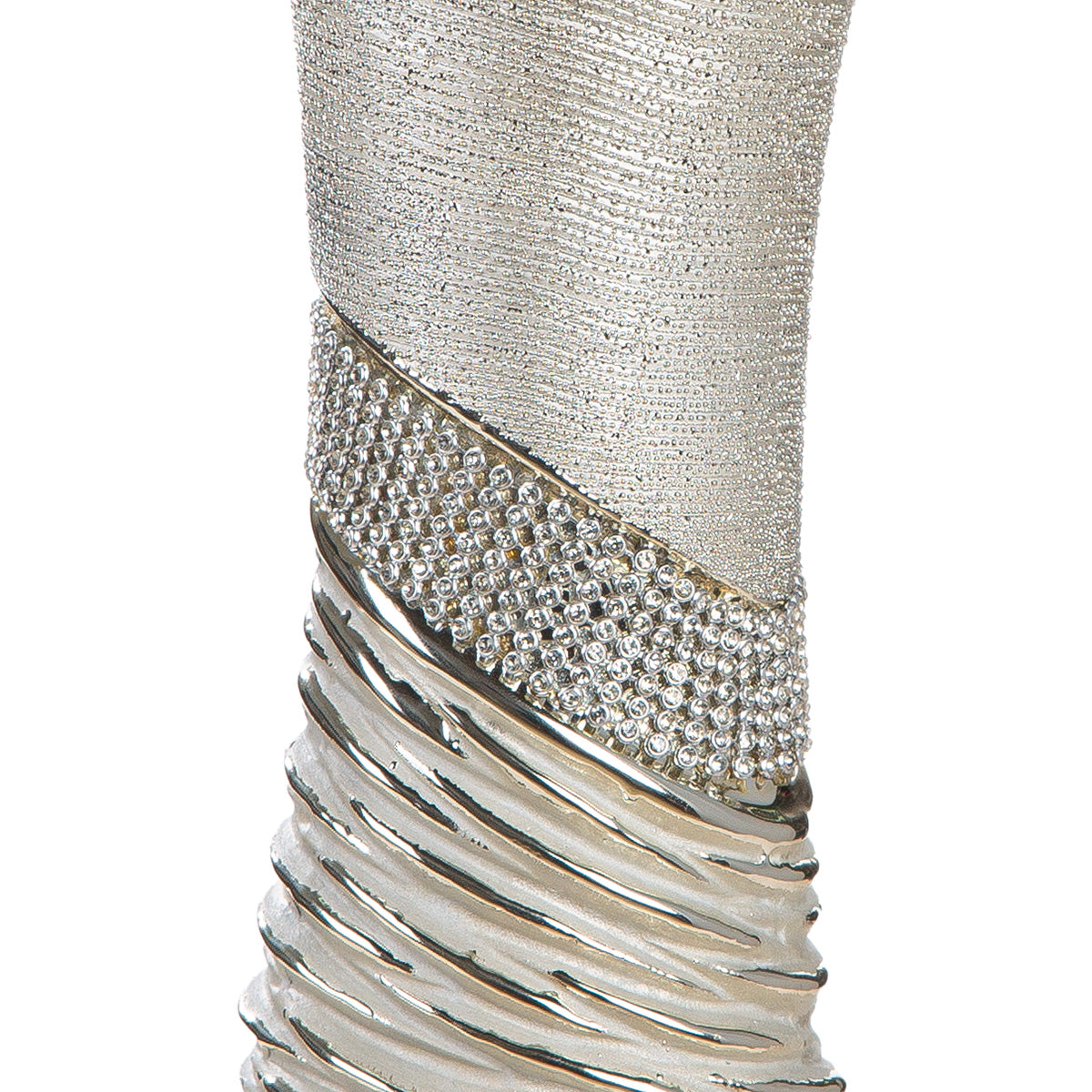 Strass Vaas Champagne-Zilver 19-39 cm