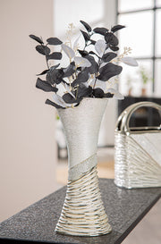 Strass Vaas Champagne-Zilver 19-39 cm