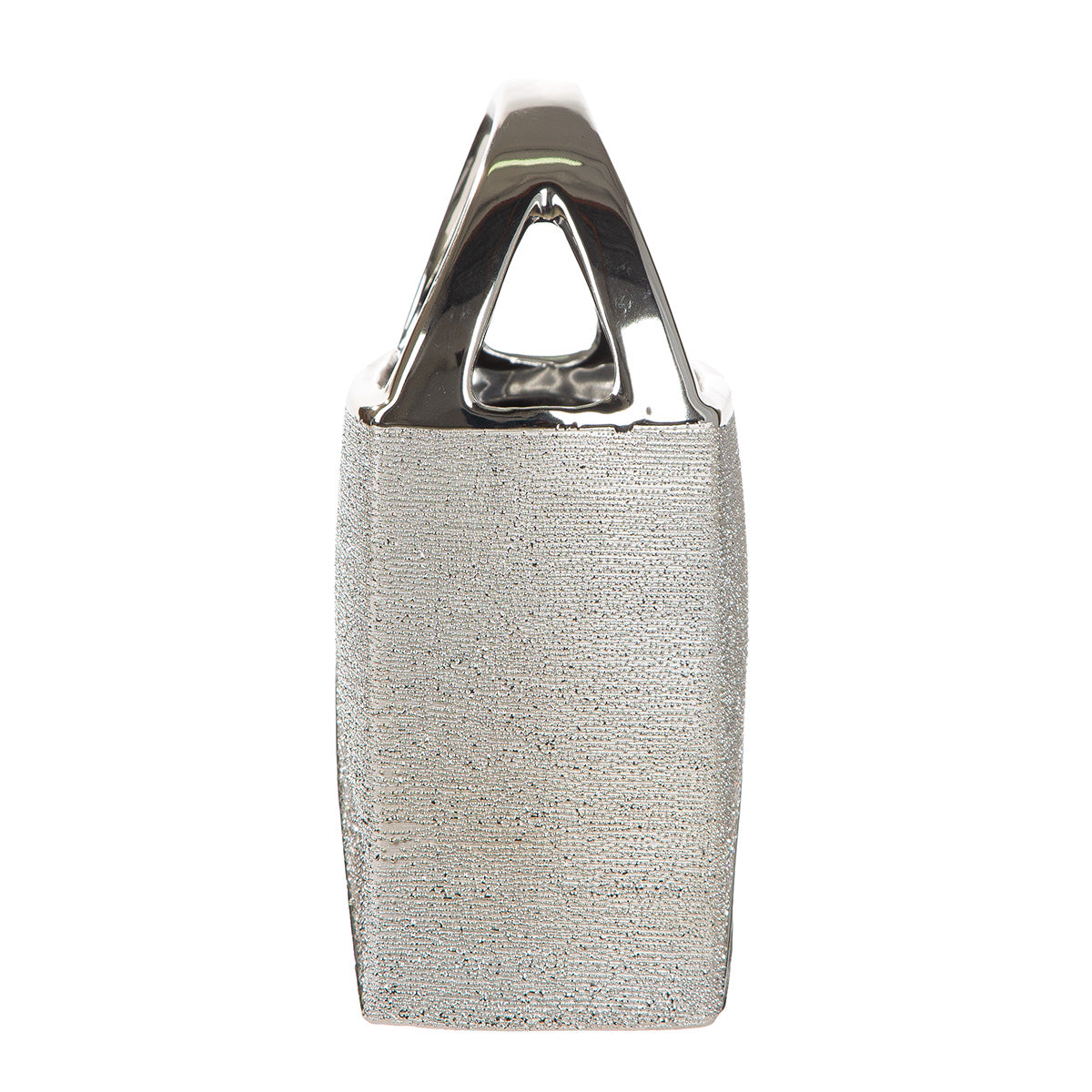 Strass Handtasvaas Champagne-Zilver