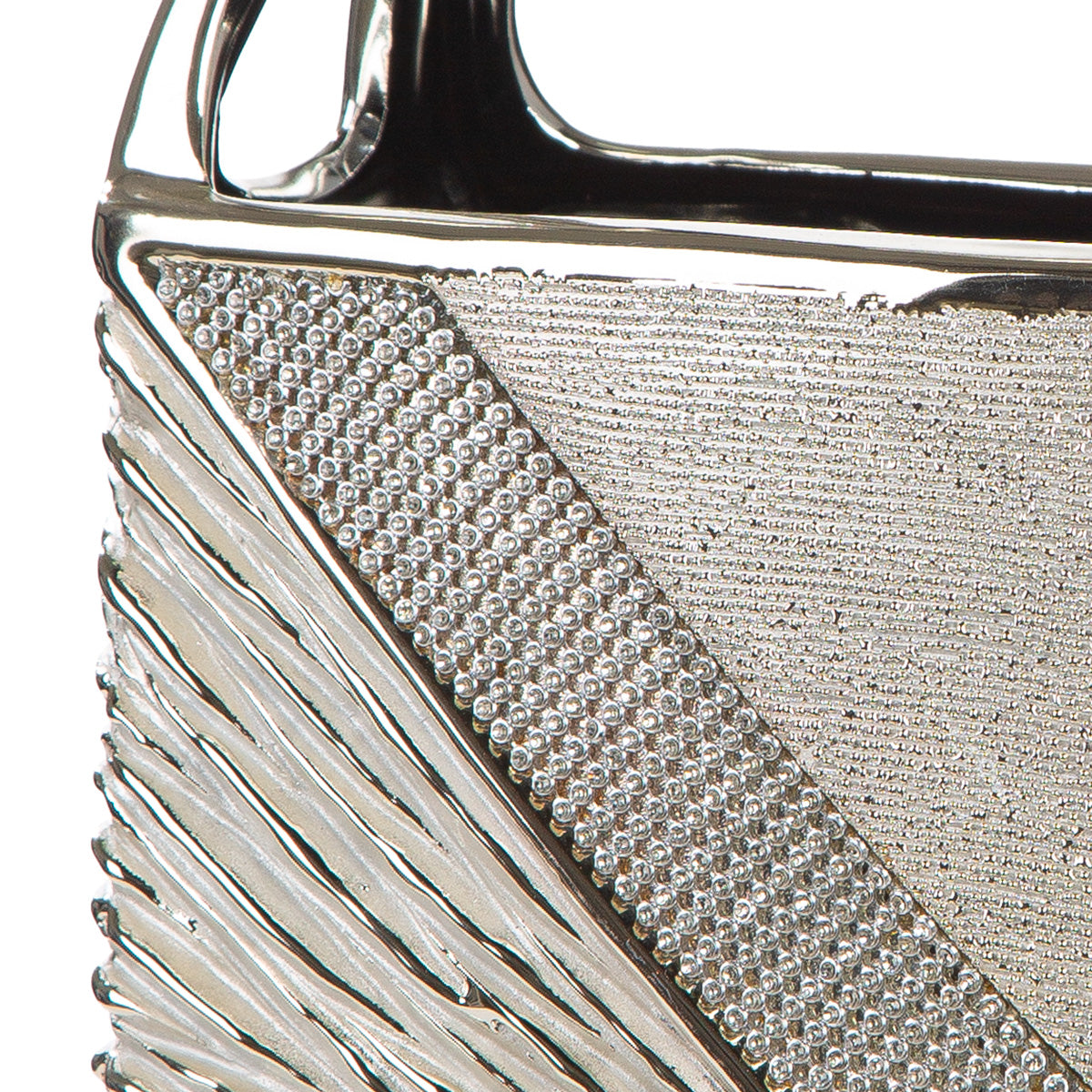 Strass Handtasvaas Champagne-Zilver