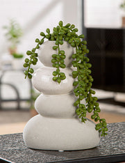 Stones Vaas Lichtgrijs 20 cm