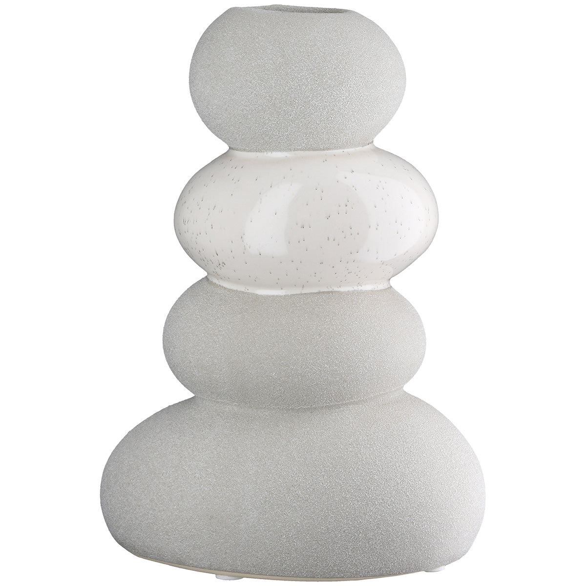 Stones Vaas Lichtgrijs 20 cm