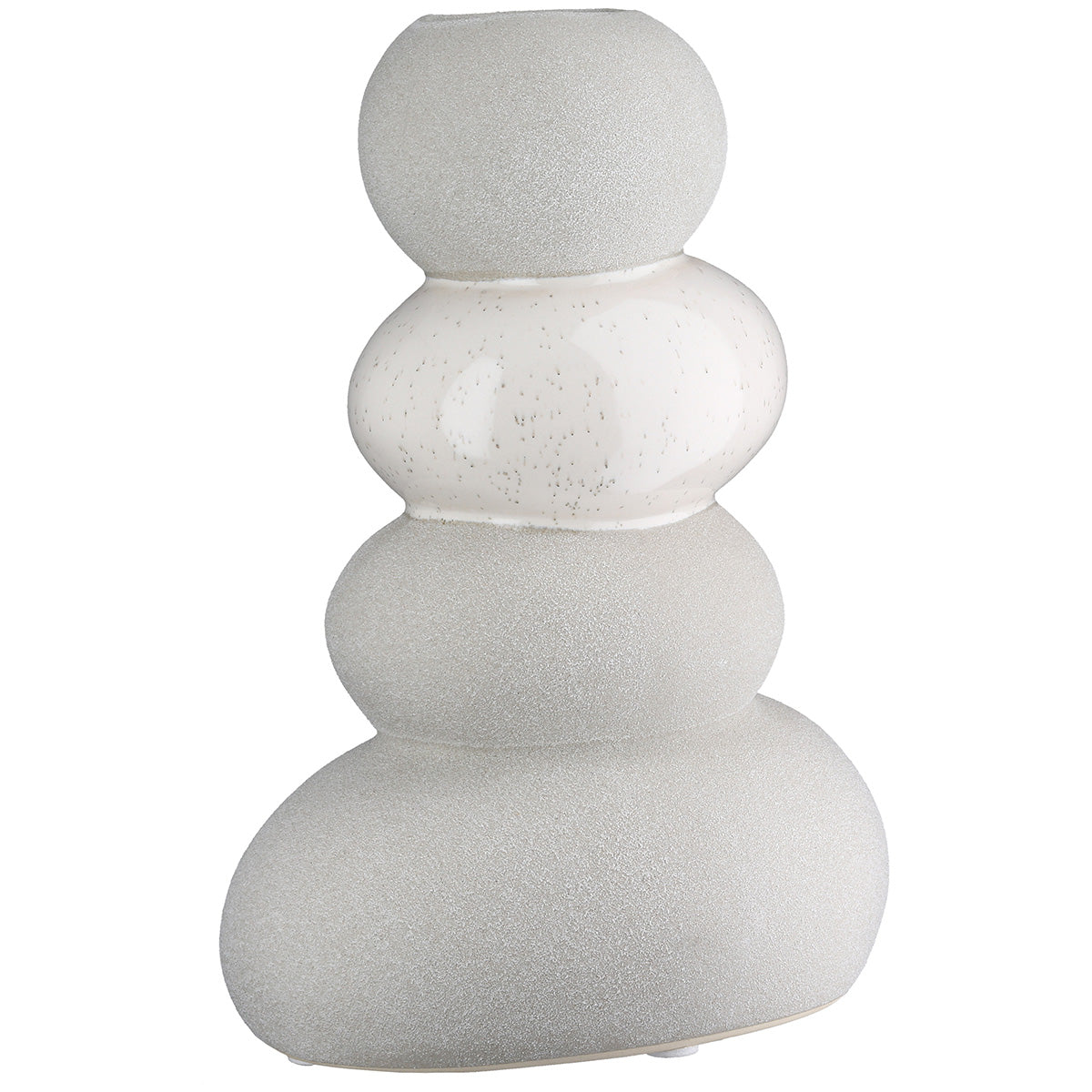 Stones Vaas Lichtgrijs 20 cm