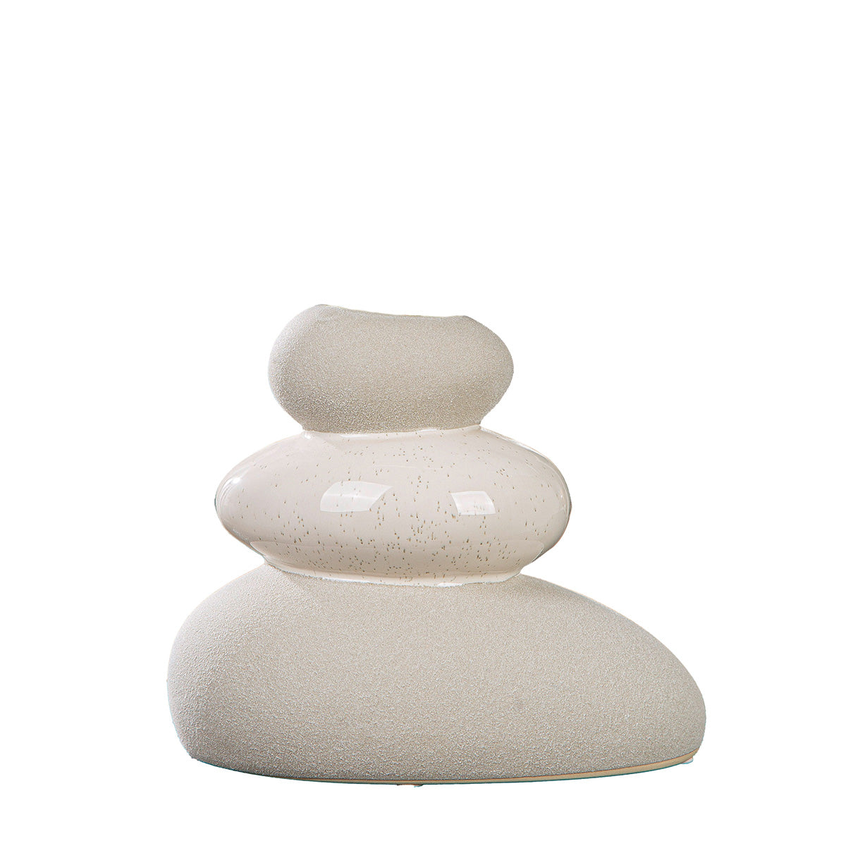 Stones Vaas Lichtgrijs 15.5 cm