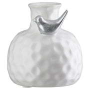Birdy Halsvaas Blauw Wit 8 cm