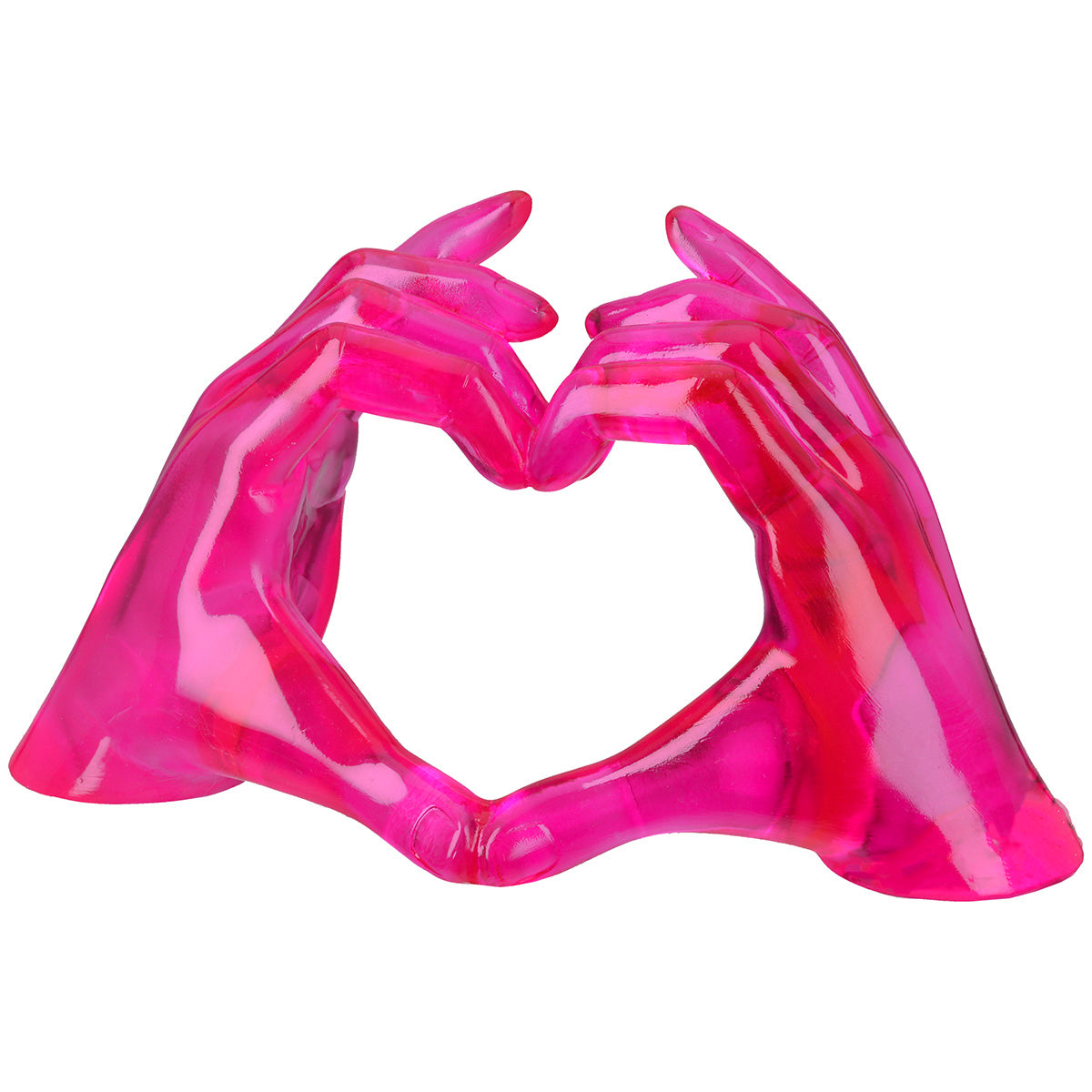 Roze Handen Hart Decoratie
