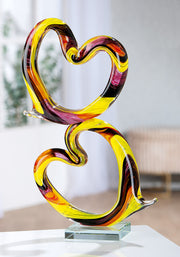 Glazen Hart Sculptuur Corazón