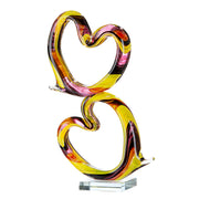 Glazen Hart Sculptuur Corazón
