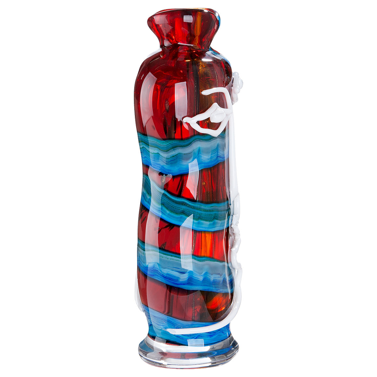 Franco glazen gezichtvaas 34 cm