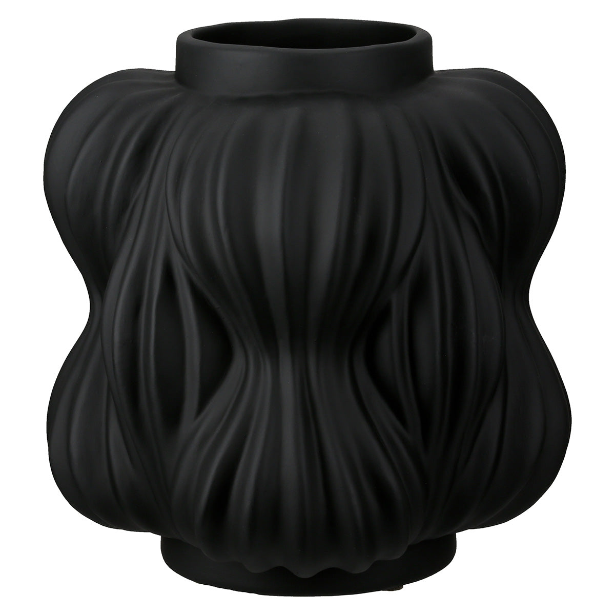 Bollero Vaas Zwart-Wit 20 cm
