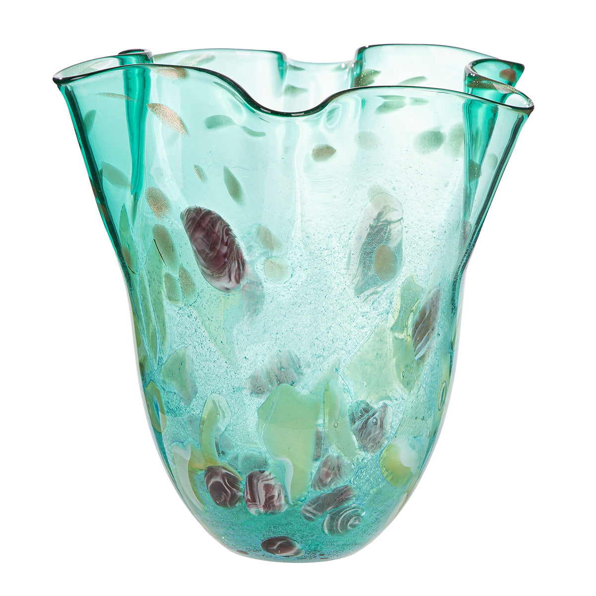 Groene Glazen Vaas Spring 26 cm