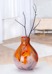 Oranje Glazen Vaas Dream 24 cm