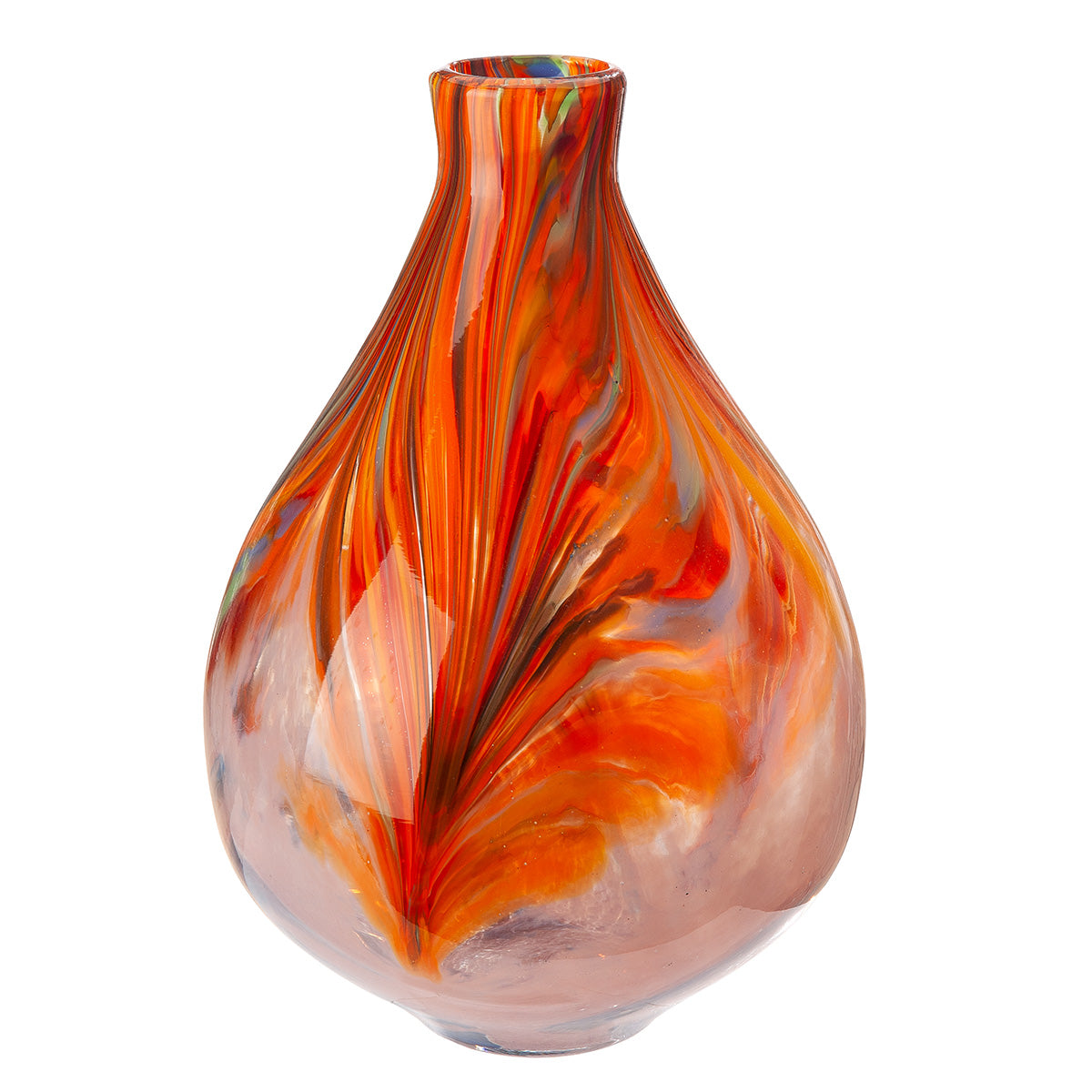 Oranje Glazen Vaas Dream 33 cm
