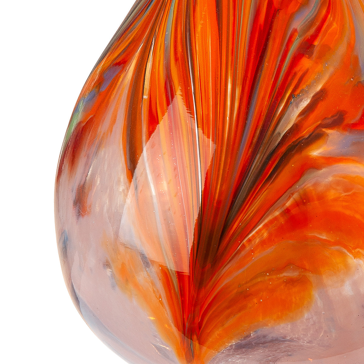 Oranje Glazen Vaas Dream 33 cm