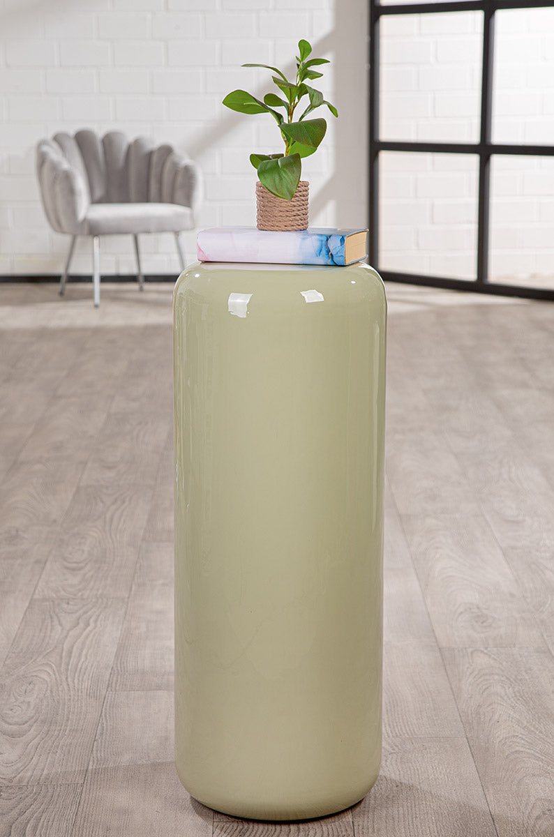 Lucie groene metalen pilaar 80 cm