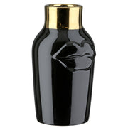 Mouth Keramische Vaas Zwart/Goud