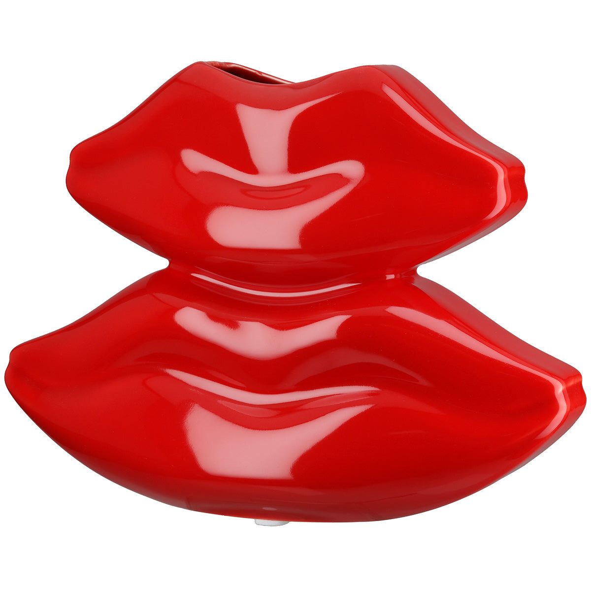 Lips Mondvaas Rood Keramiek 16 cm