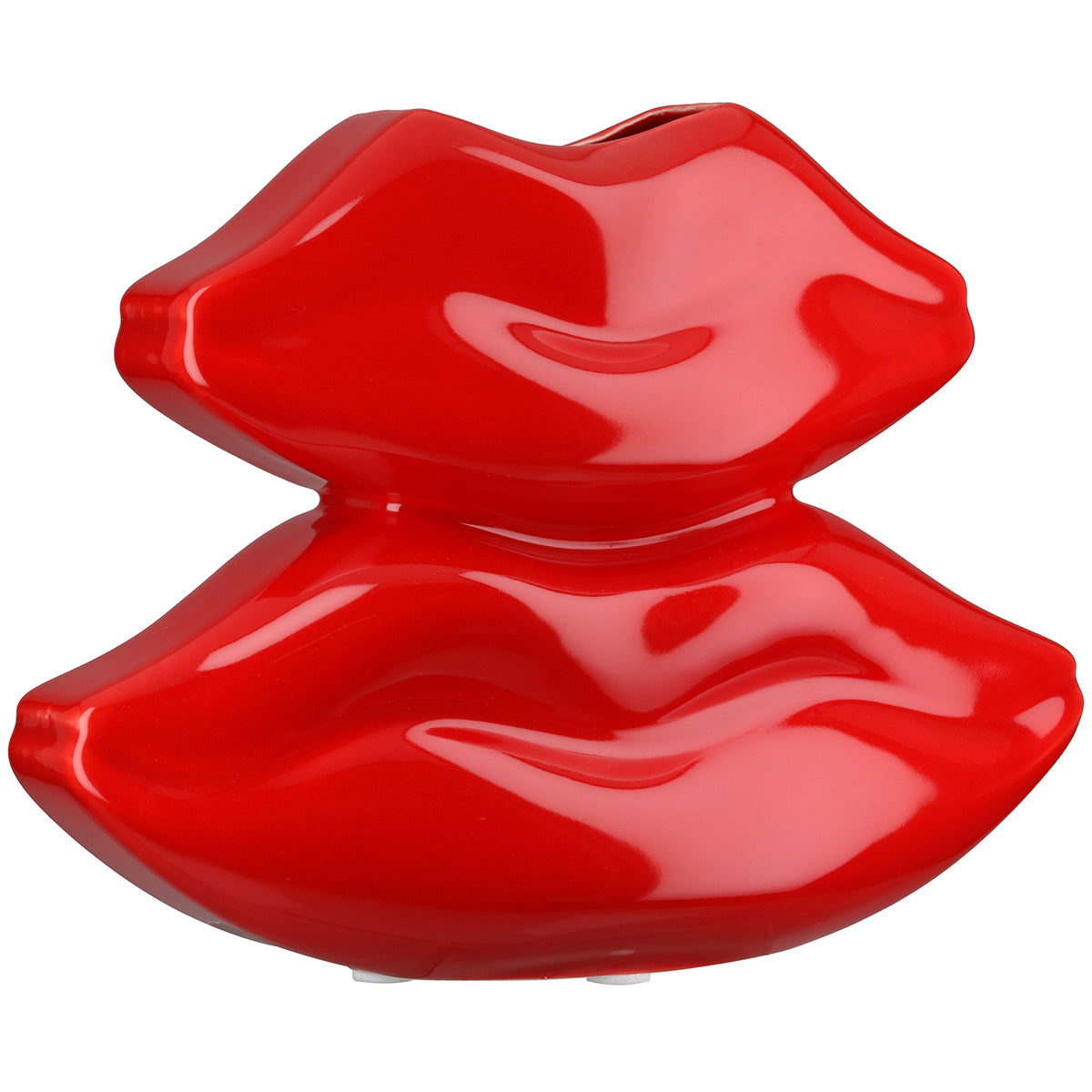 Lips Mondvaas Rood Keramiek 16 cm