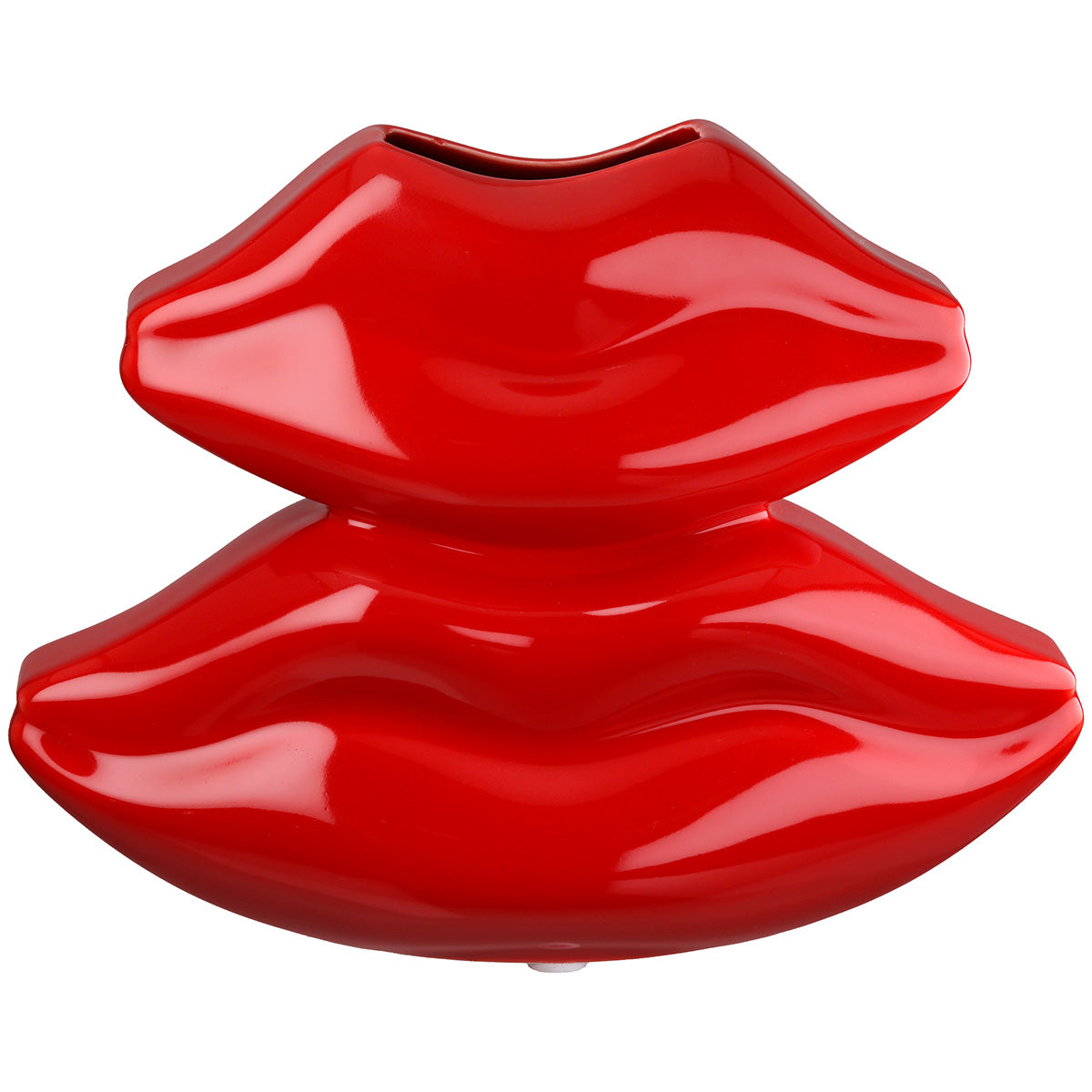 Lips Mondvaas Rood Keramiek 16 cm