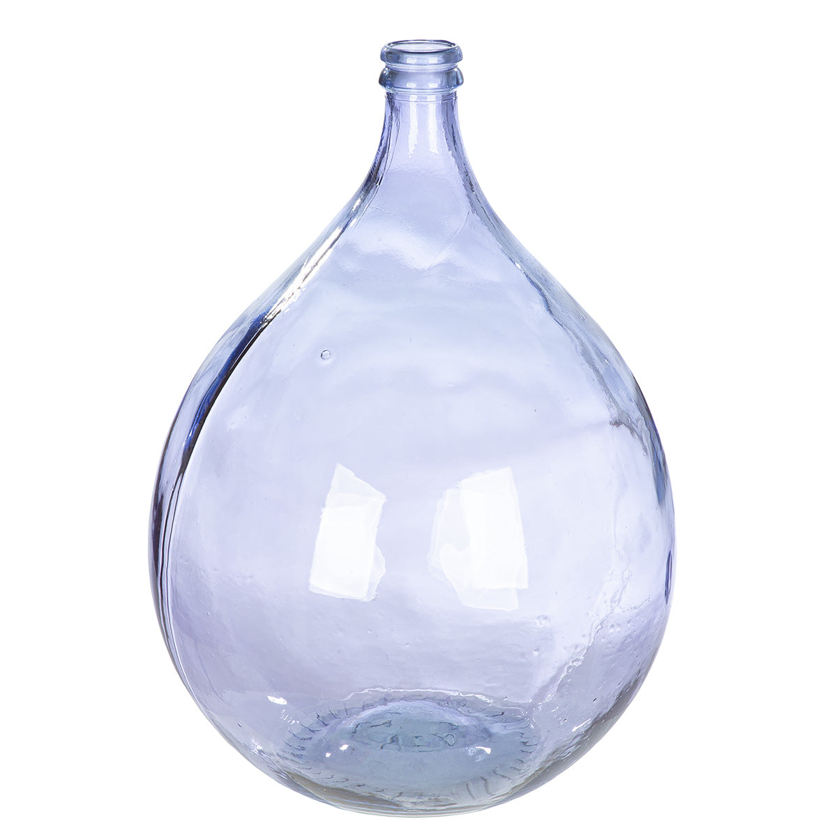 Lila glazen vloervaas Cordoba 56 cm