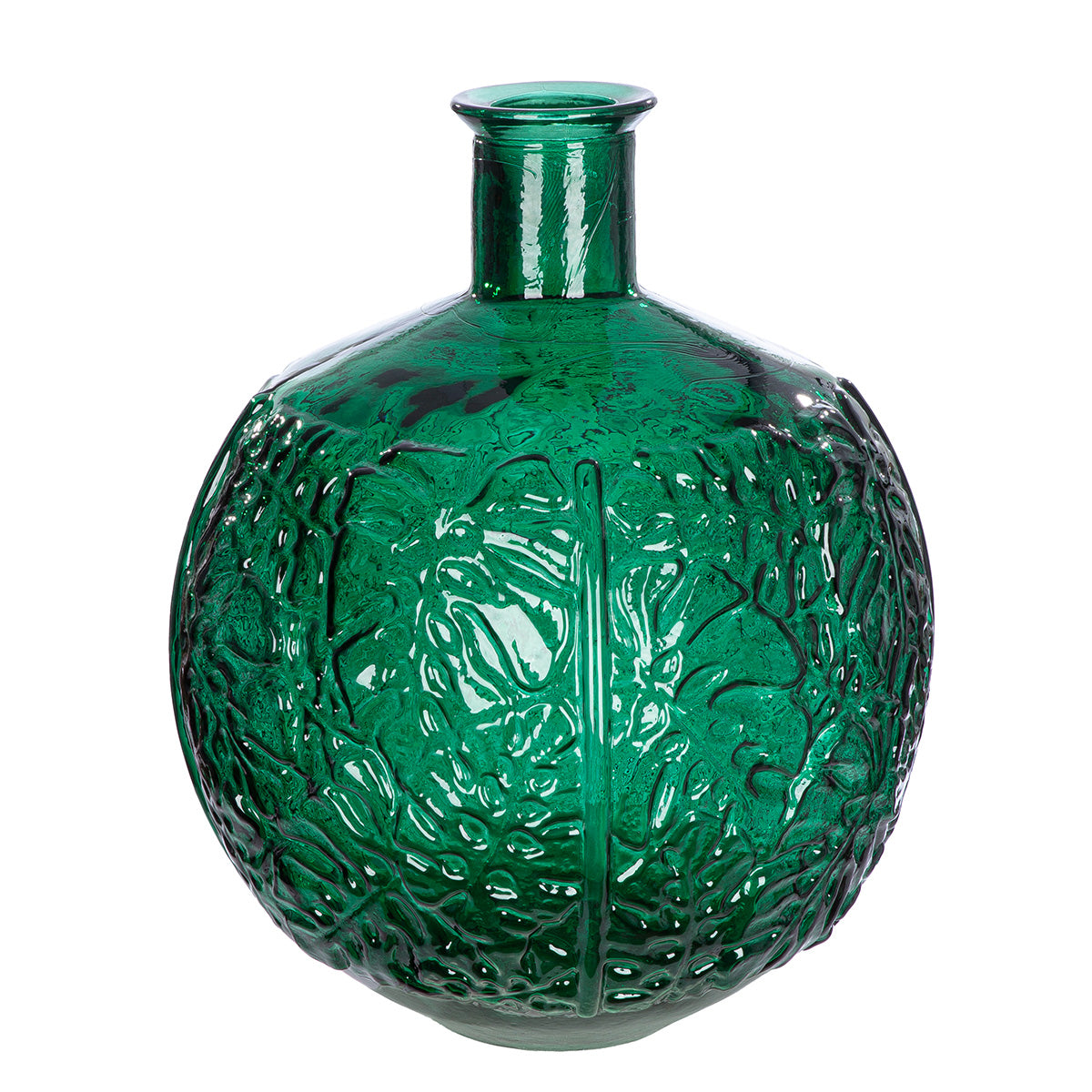 Groene Glazen Vaas Dschungel 44 cm