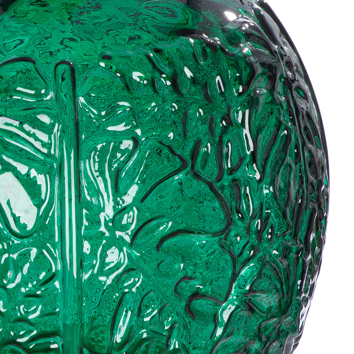 Groene Glazen Vaas Dschungel 44 cm