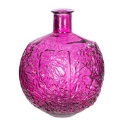 Magenta glazen vaas Dschungel 44 cm