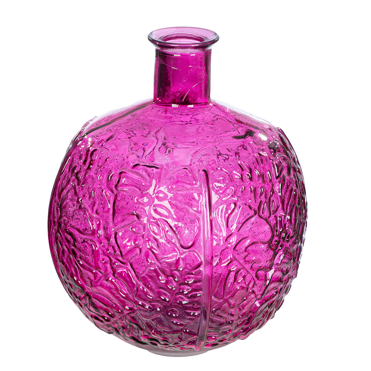 Magenta glazen vaas Dschungel 44 cm
