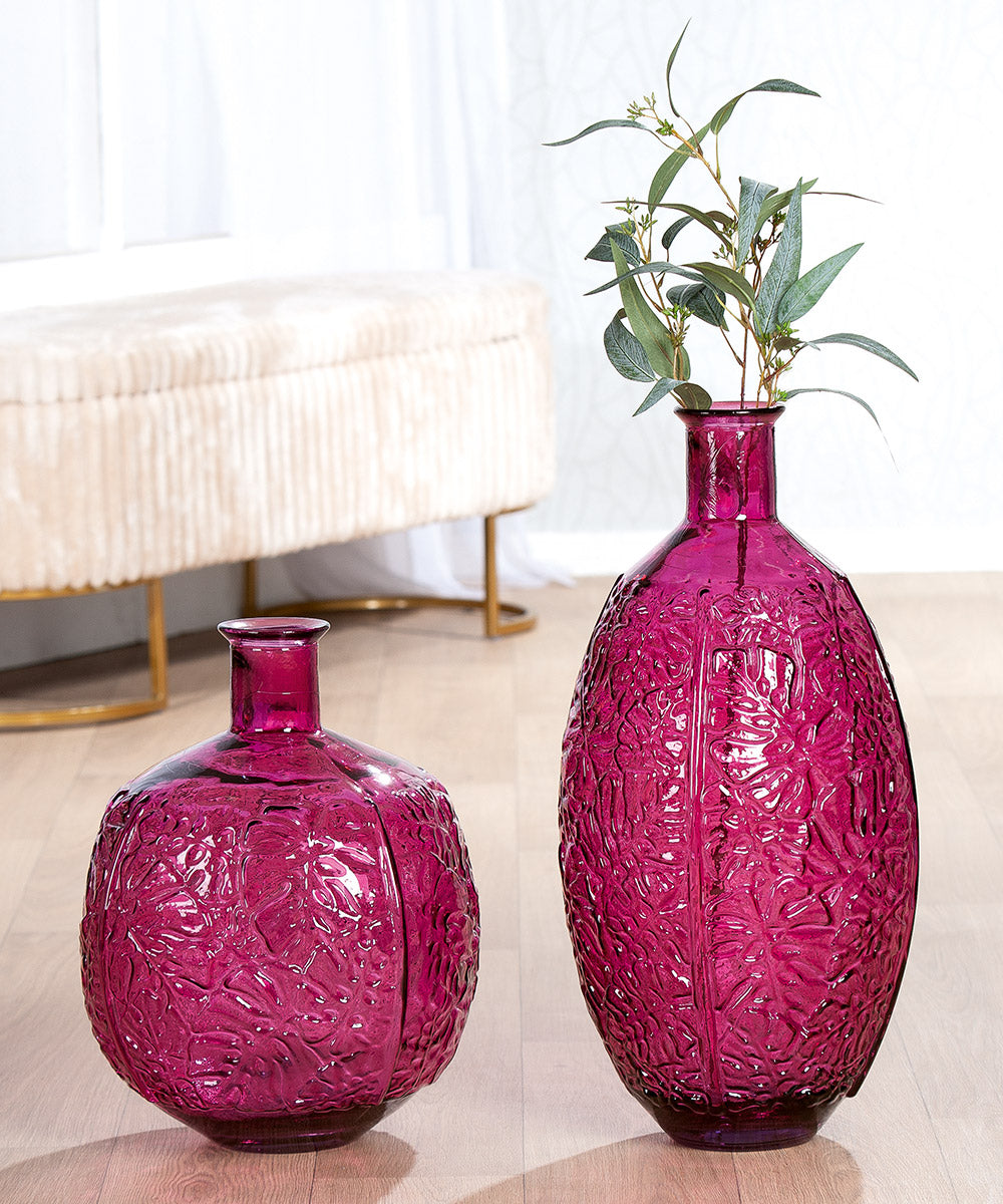 Magenta vloervaas Dschungel 59 cm