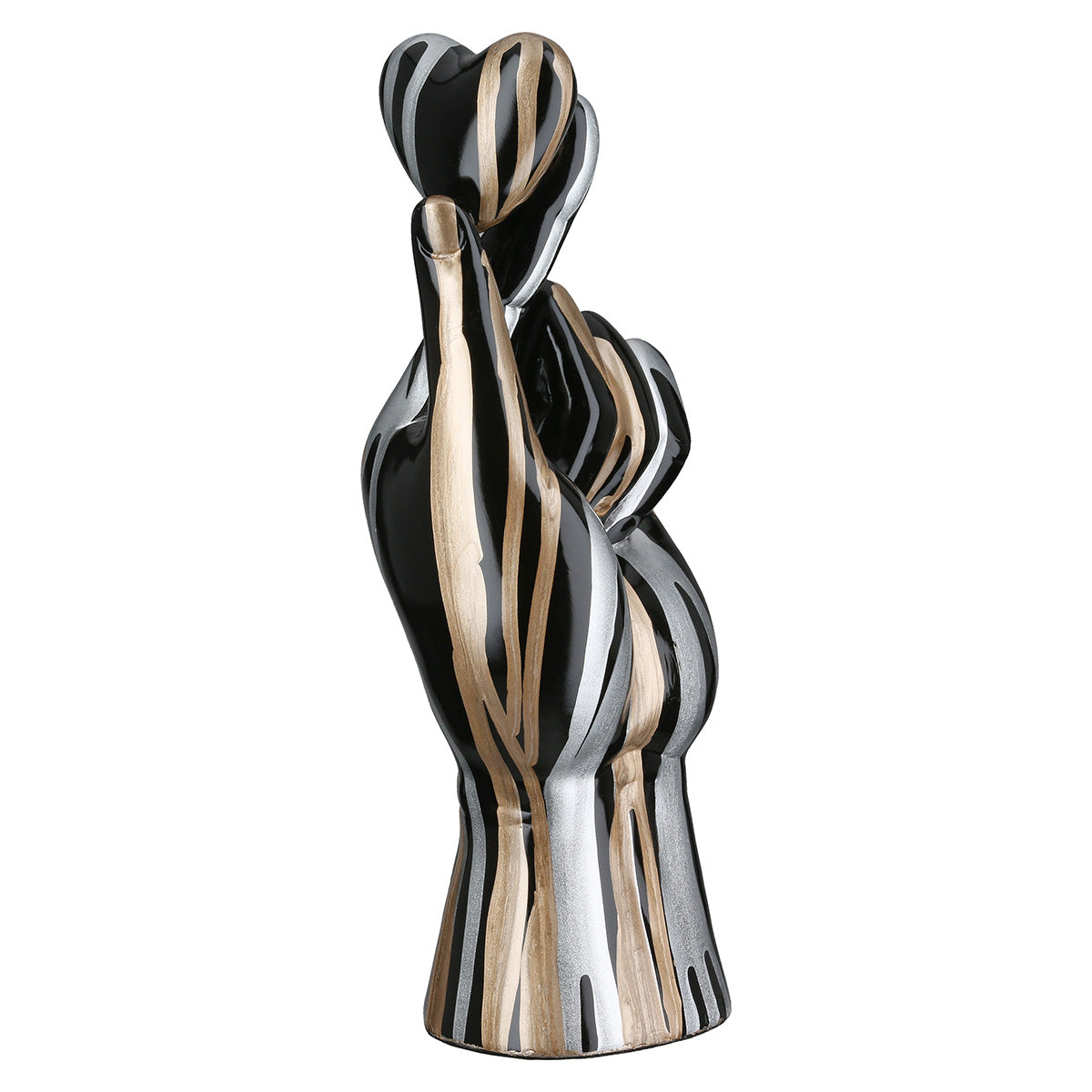 Zwarte Hand Decoratie Drip