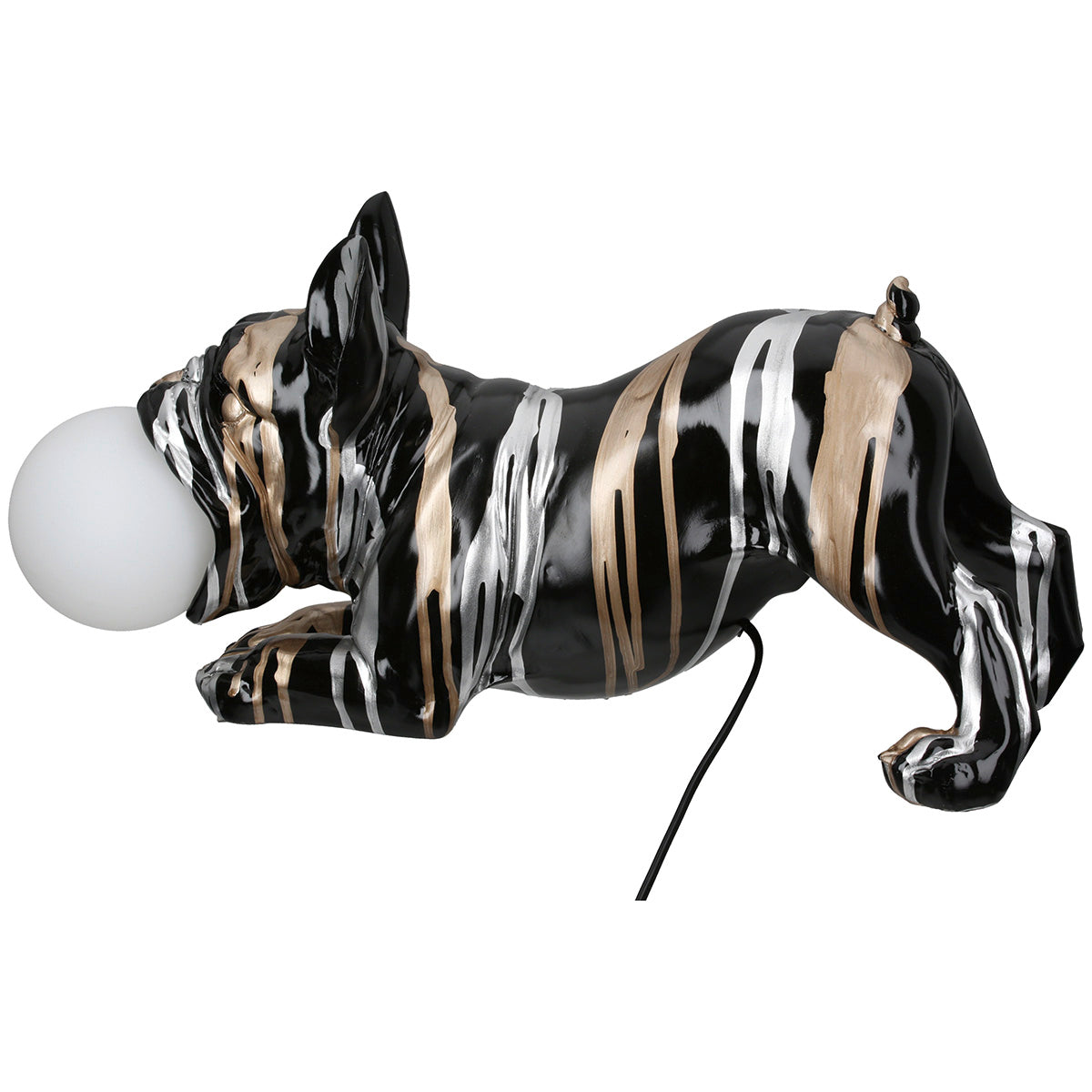 Drip Bulldog Tafellamp Zwart Metallic