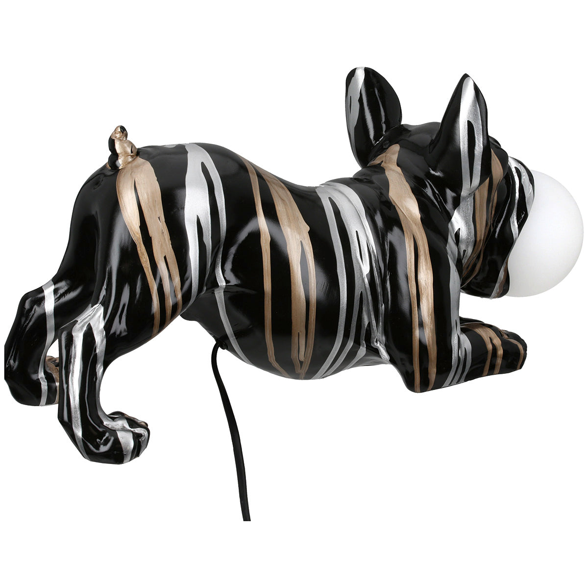 Drip Bulldog Tafellamp Zwart Metallic