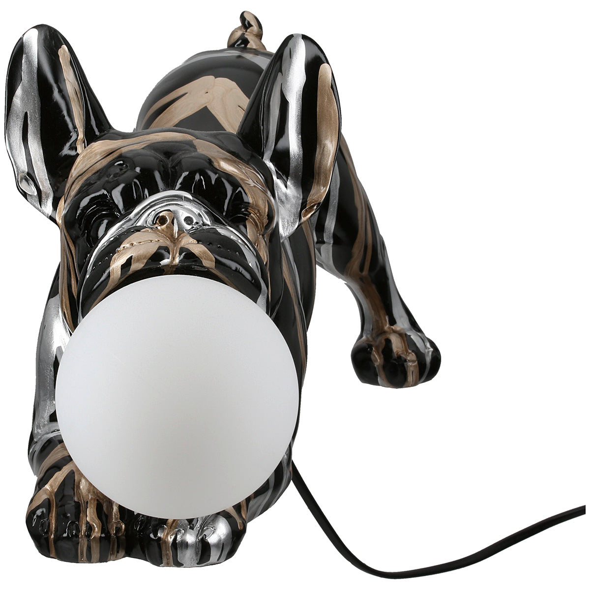 Drip Bulldog Tafellamp Zwart Metallic