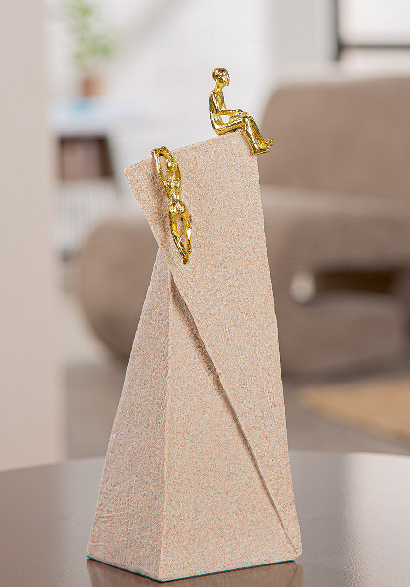 Berggipfel Persoon Sculptuur