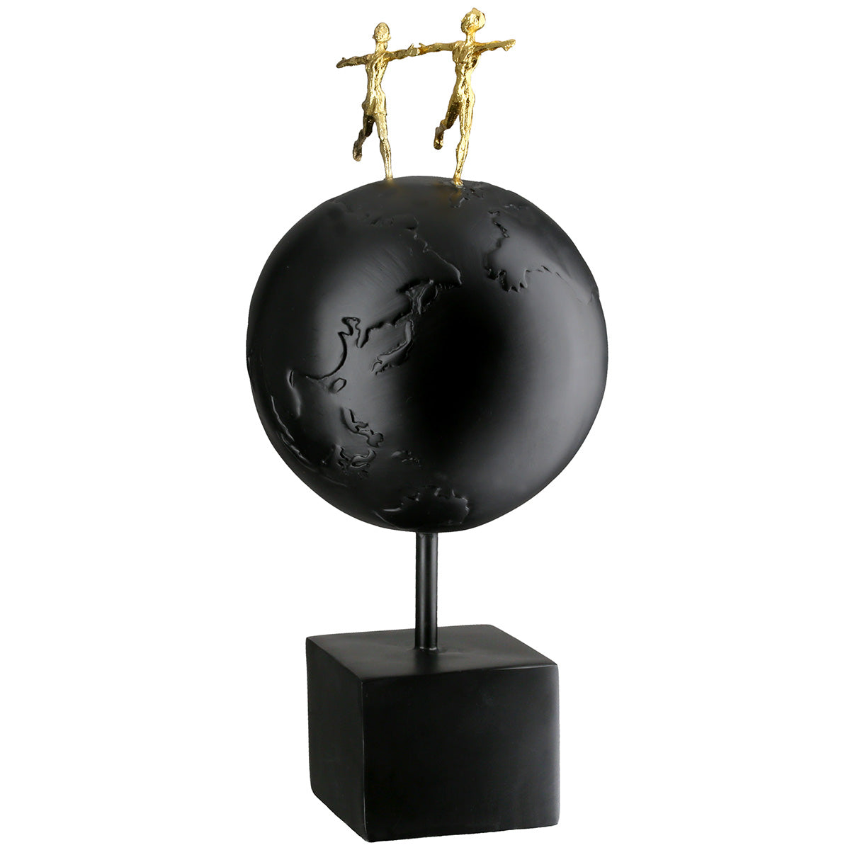 Around the World Sculptuur Zwart-Goud