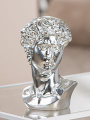 David Hoofd Figuur Zilver