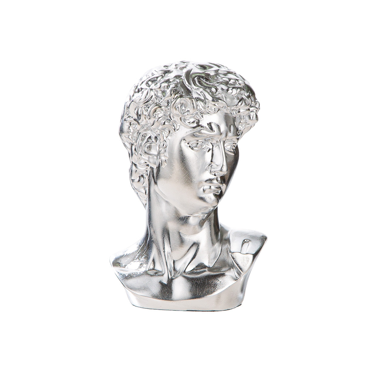 David Hoofd Figuur Zilver