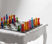 Glazen Schaakset Chess Vierkant