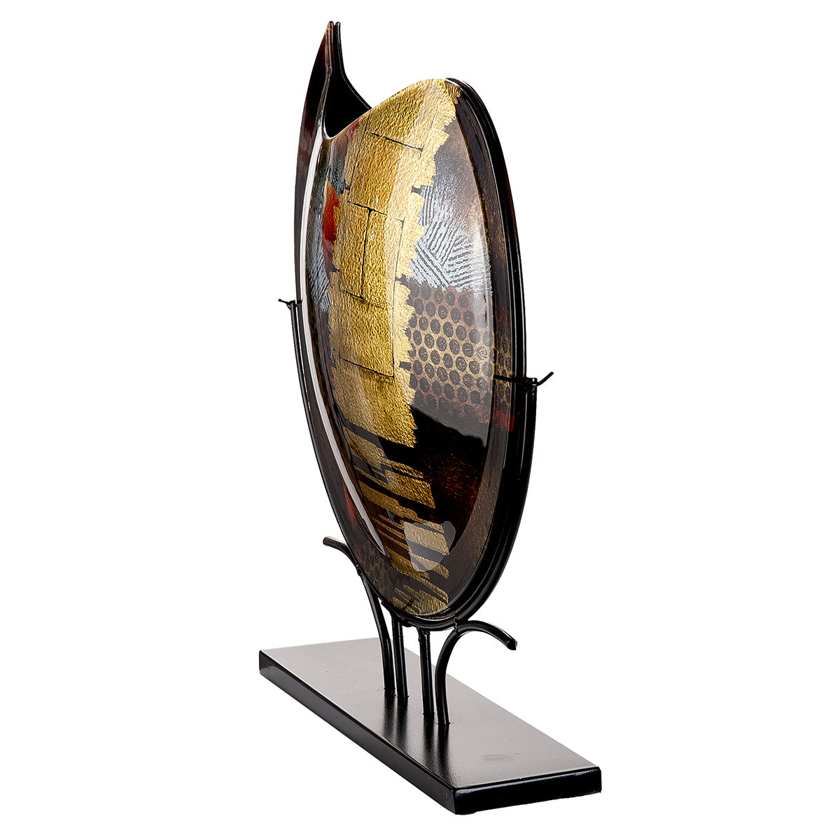 Zwarte Vloervaas Dixion 51 cm