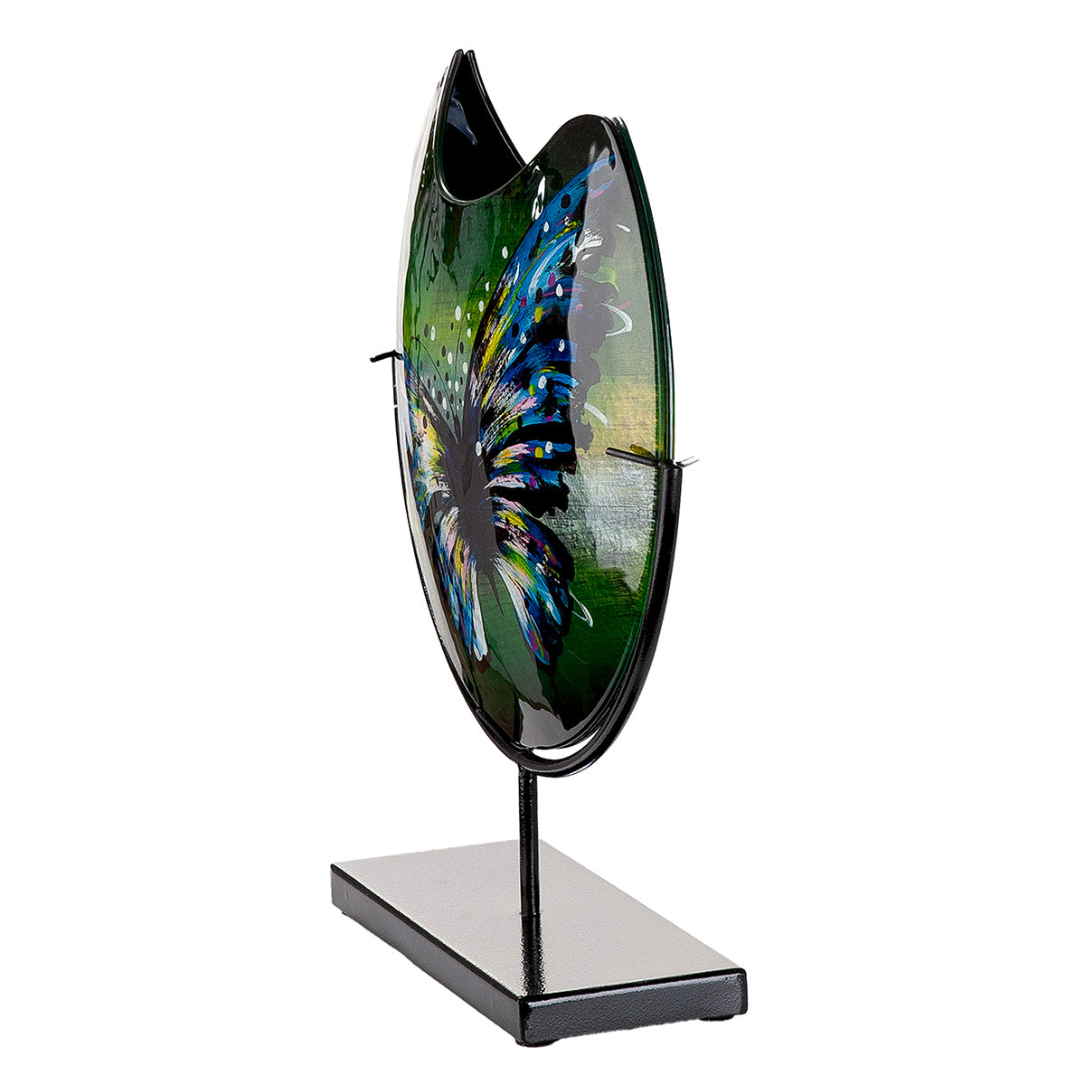 Schmetterling Vaas Blauw-Groen 39 cm