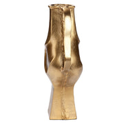 Bolvormige Antigua vaas goud 34 cm