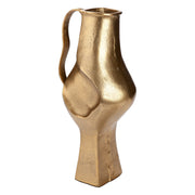 Bolvormige Antigua vaas goud 34 cm