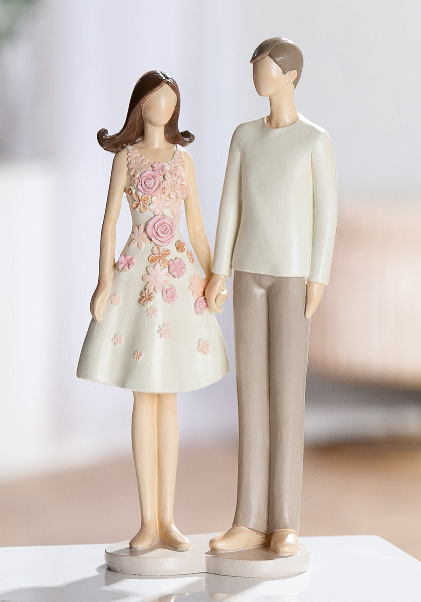 Floral Love Paar Beeld Decoratie