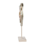 Floral Love Hart Sculptuur Paar