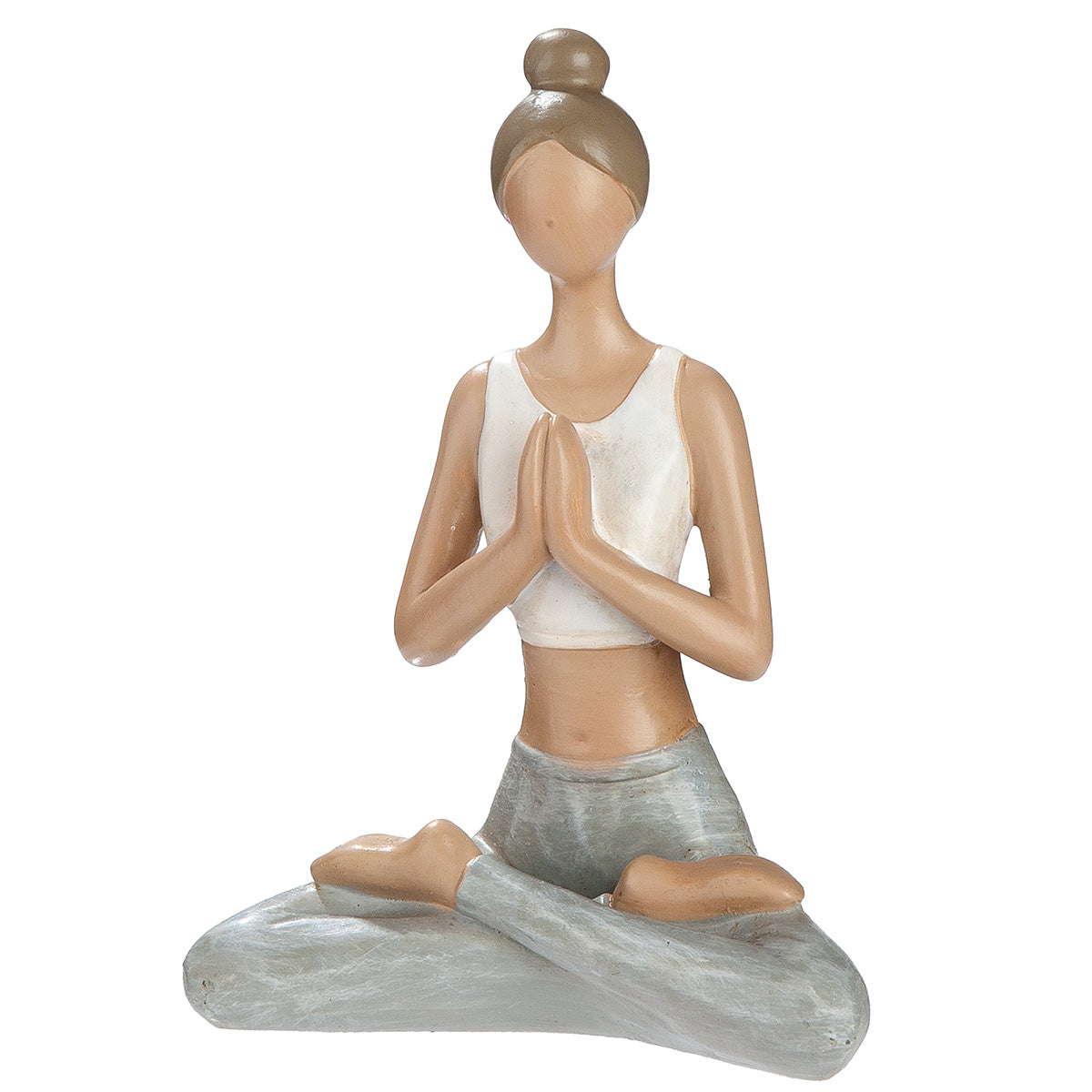 Yoga Figuur Hannah Wit Grijs
