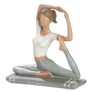 Yoga Figuur Hannah Grijs Wit