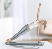 Yoga Figuur Hannah Grijs Wit